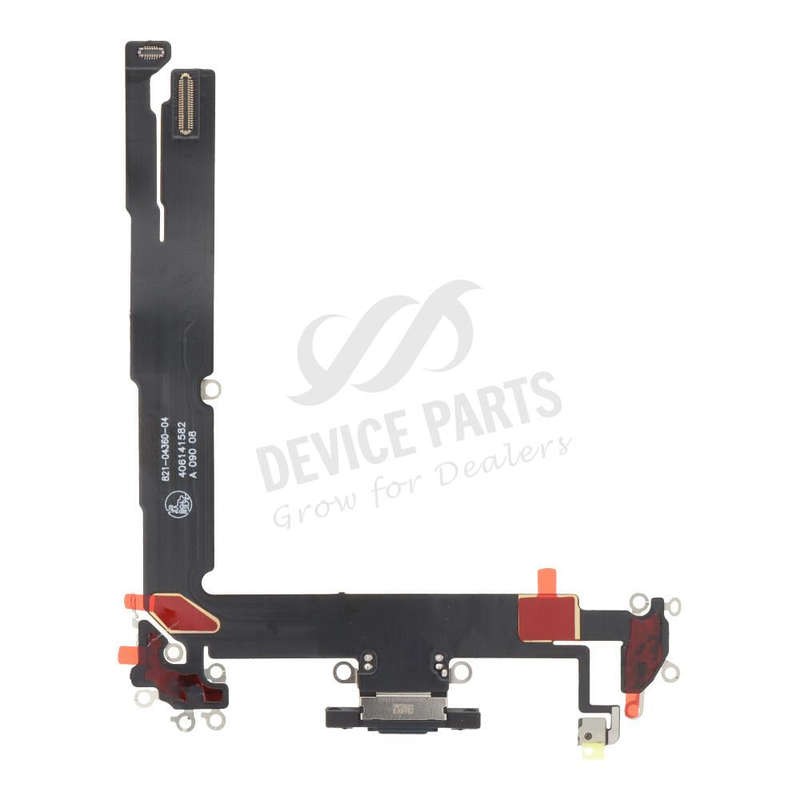 Charging Port Flex Cable for iPhone 16 Plus Black OEM