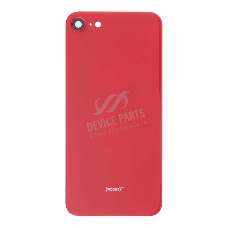 Battery Door + Back Camera Lens and Bezel for iPhone SE 2020 Red OEM