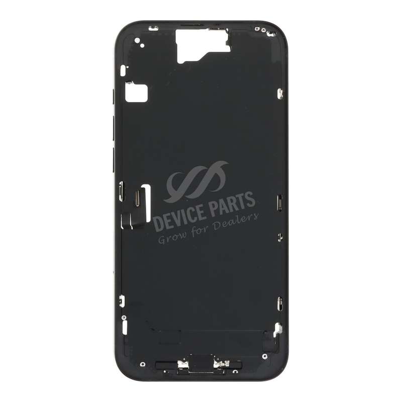 Middle Frame Assembly with Side Buttons + SIM Card Tray for iPhone 16 Plus European Version Black...