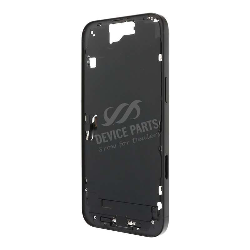 Middle Frame Assembly with Side Buttons + SIM Card Tray for iPhone 16 Plus European Version Black...