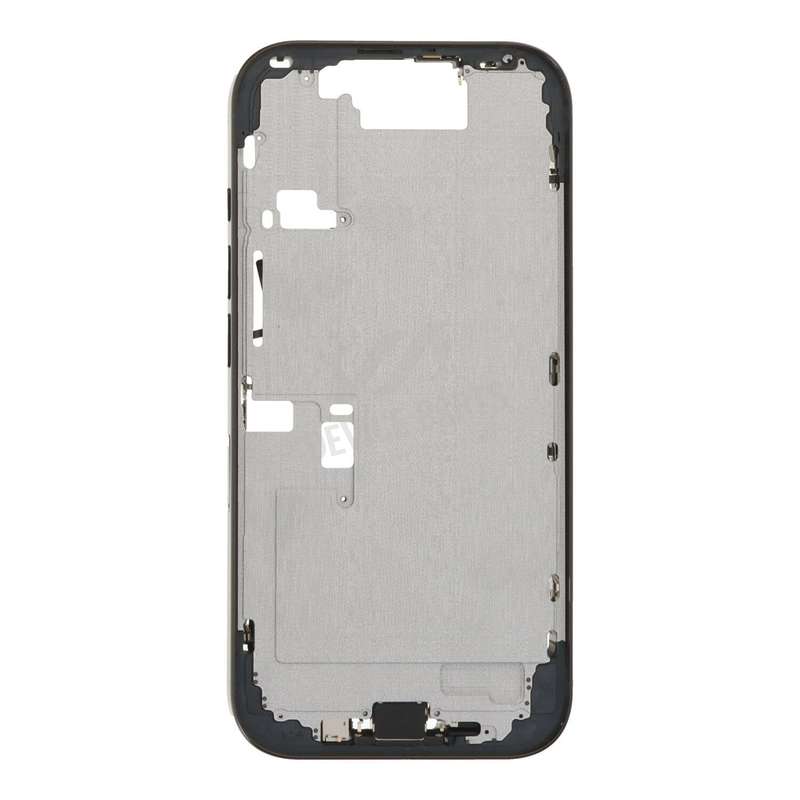 Middle Frame Assembly with Side Buttons + SIM Card Tray for iPhone 16 Pro European Version Black ...