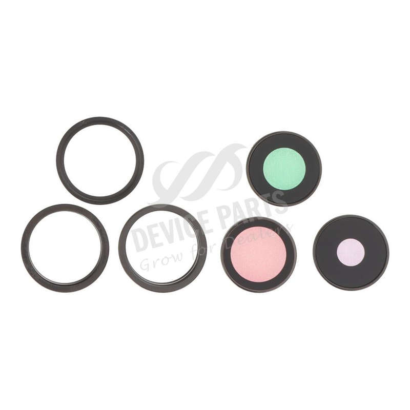 Back Camera Lens and Bezel for iPhone 14 Pro/14 Pro Max Black OEM 3pcs in one set