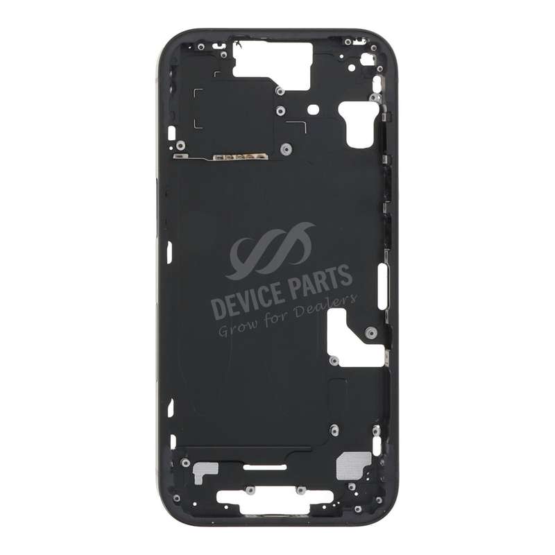 Middle Frame with Side Buttons for iPhone 15 A2846 USA Version Black OEM