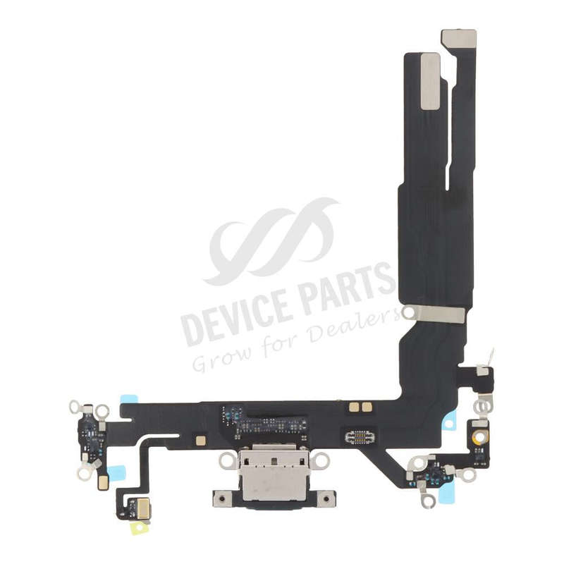 Charging Port Flex Cable for iPhone 16 Black OEM