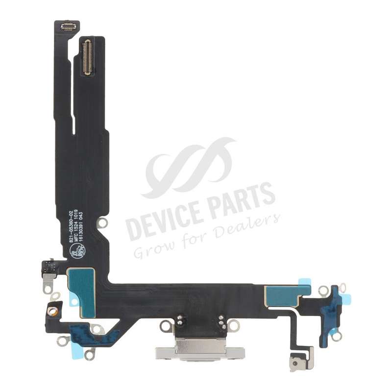 Charging Port Flex Cable for iPhone 16 White OEM