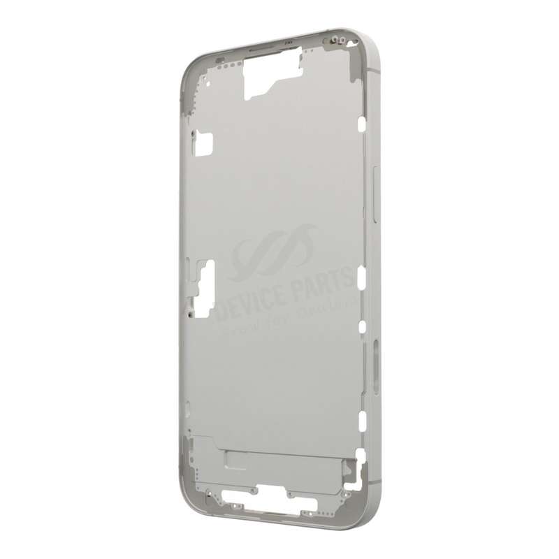 Middle Frame with Side Buttons + SIM Card Tray for iPhone 16 Plus European Version White OEM