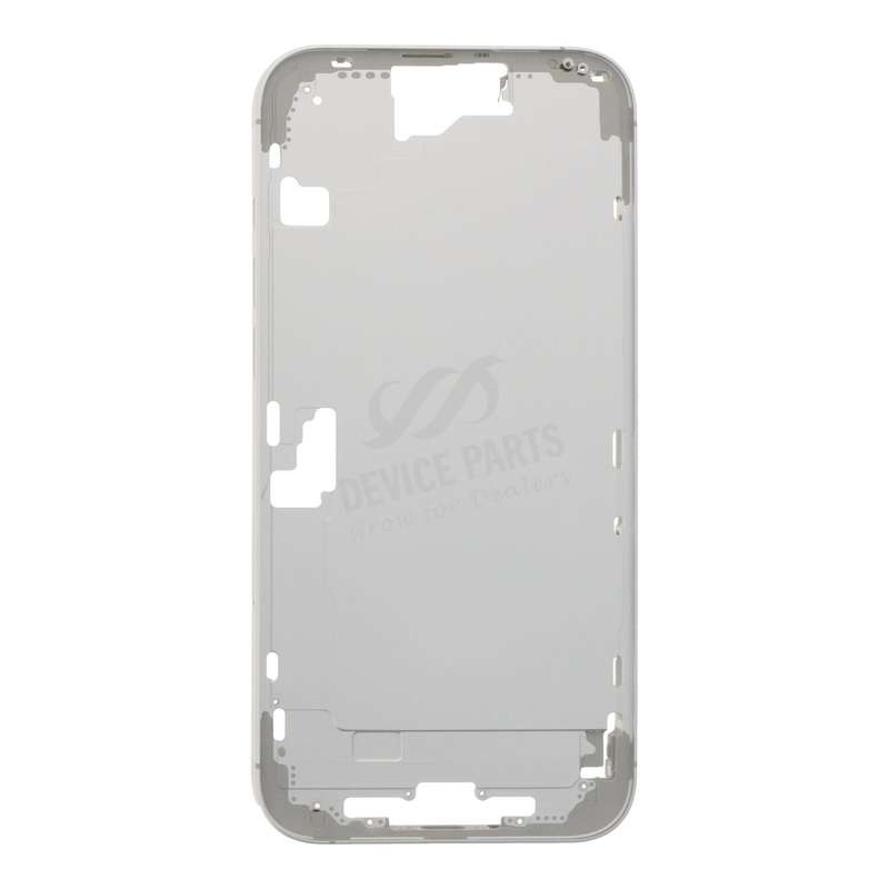 Middle Frame with Side Buttons + SIM Card Tray for iPhone 16 Plus European Version White OEM