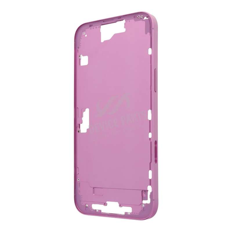 Middle Frame with Side Buttons + SIM Card Tray for iPhone 16 Plus European Version Pink OEM