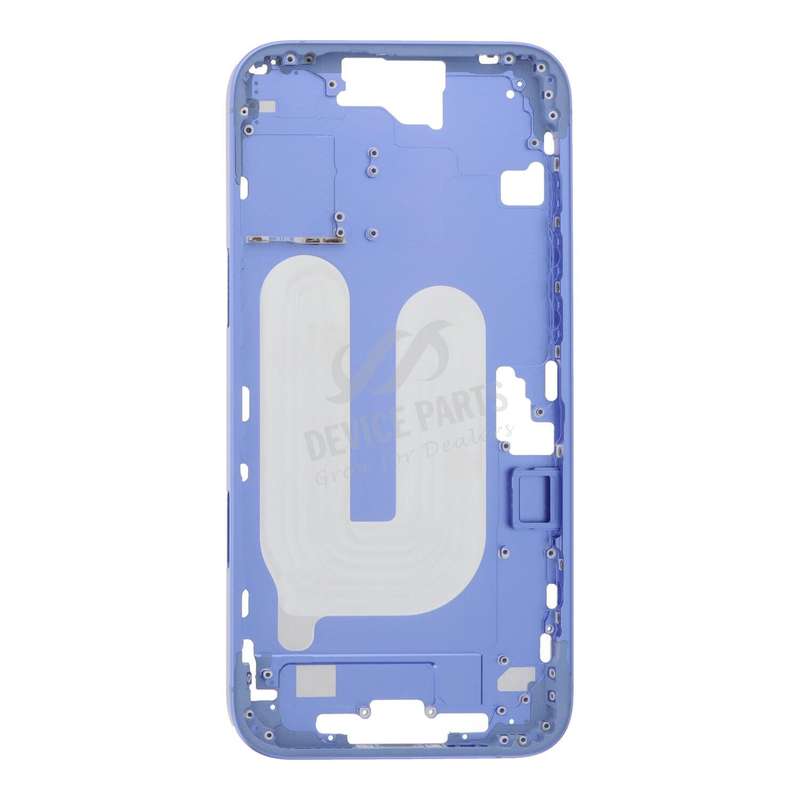 Middle Frame with Side Buttons + SIM Card Tray for iPhone 16 Plus European Version Ultramarine OEM