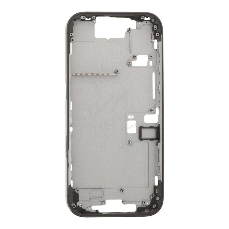 Middle Frame with Side Buttons + SIM Card Tray for iPhone 16 Pro European Version Black Titanium OEM