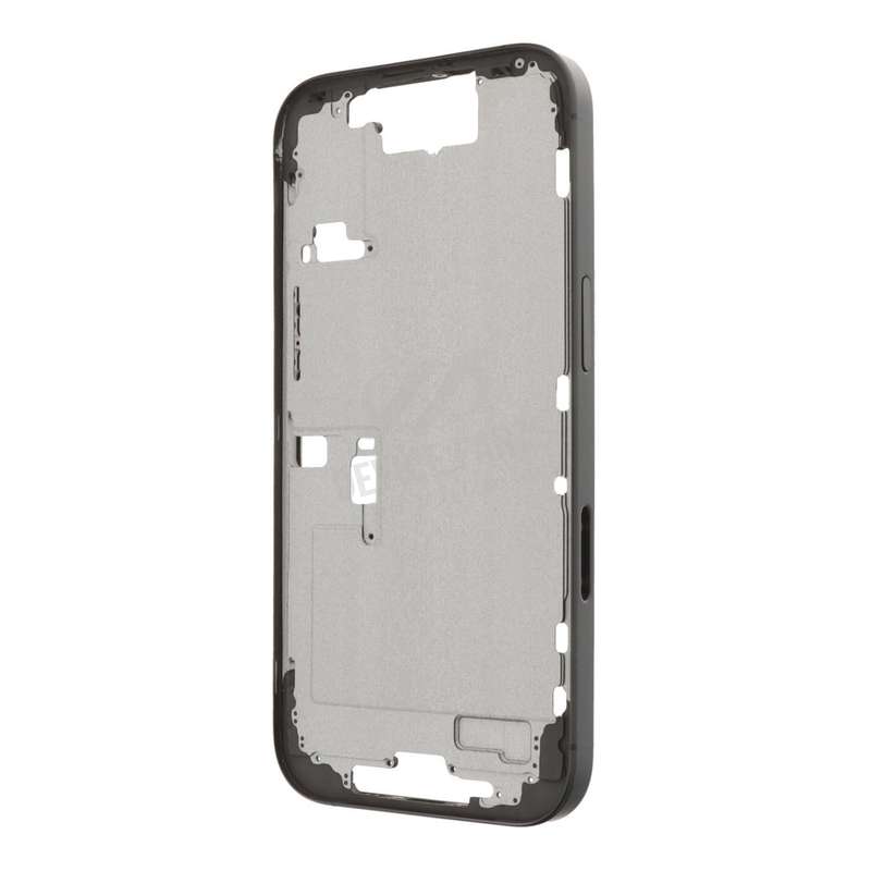 Middle Frame with Side Buttons + SIM Card Tray for iPhone 16 Pro European Version Black Titanium OEM