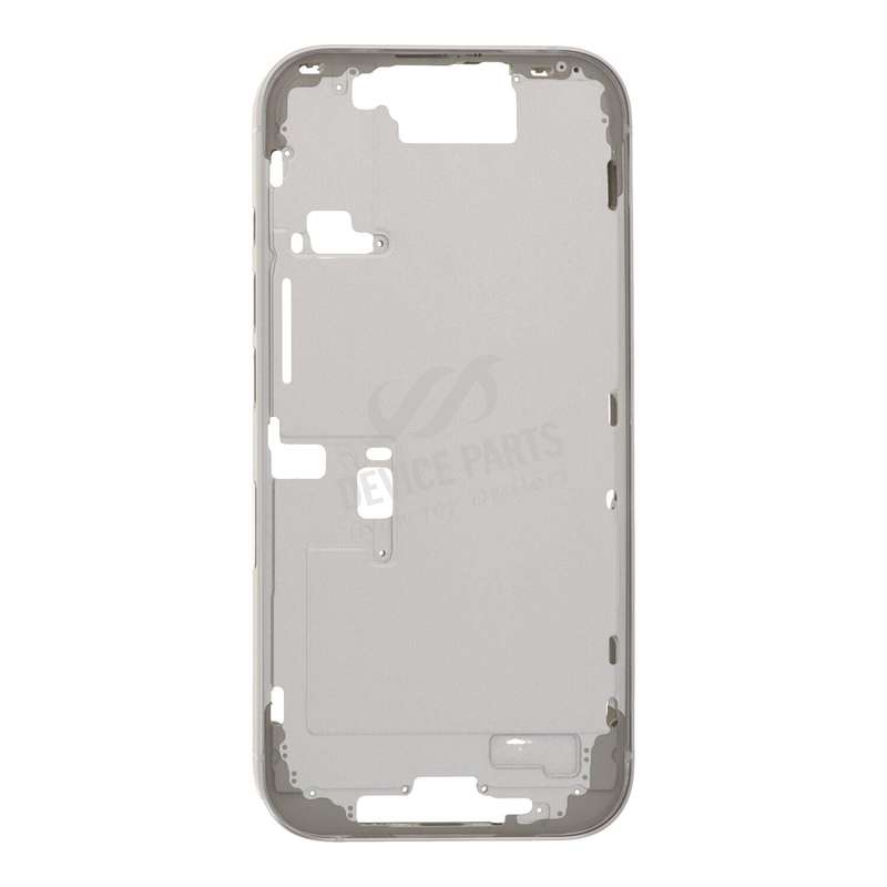 Middle Frame with Side Buttons + SIM Card Tray for iPhone 16 Pro European Version White Titanium OEM