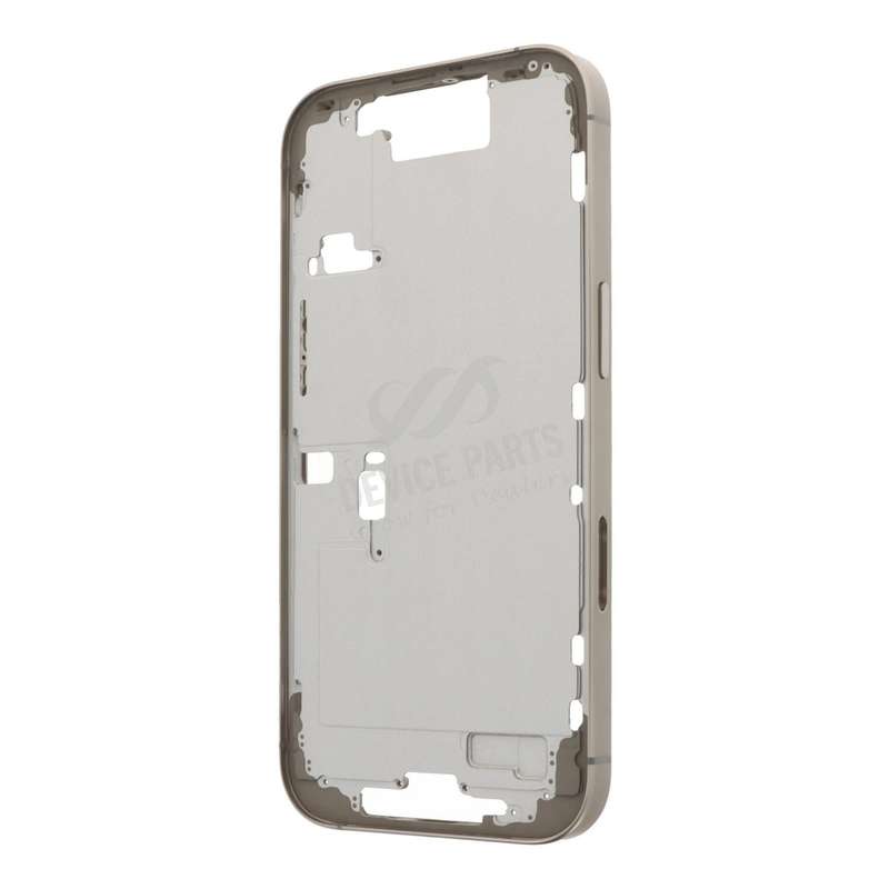 Middle Frame with Side Buttons + SIM Card Tray for iPhone 16 Pro European Version Natural Titaniu...