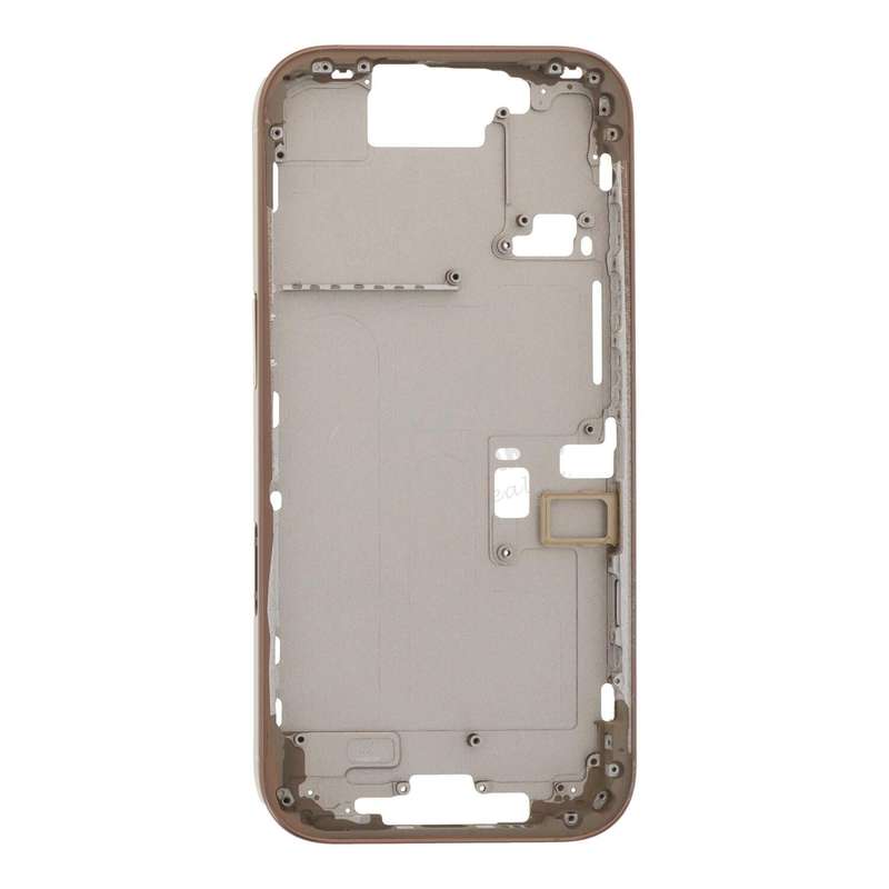 Middle Frame with Side Buttons + SIM Card Tray for iPhone 16 Pro European Version Desert Titanium...