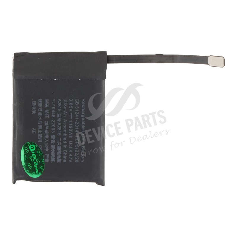 G+OCA Pro A2815 308mAh Battery + Battery Adhesive for Apple Watch Series 8 45mm without Logo