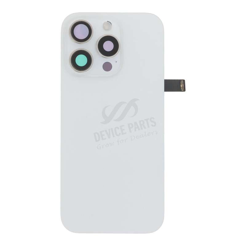 Battery Door + Back Camera Lens and Bezel with Magnetism Ring+Metal Plate+Wireless Charger Chip+F...