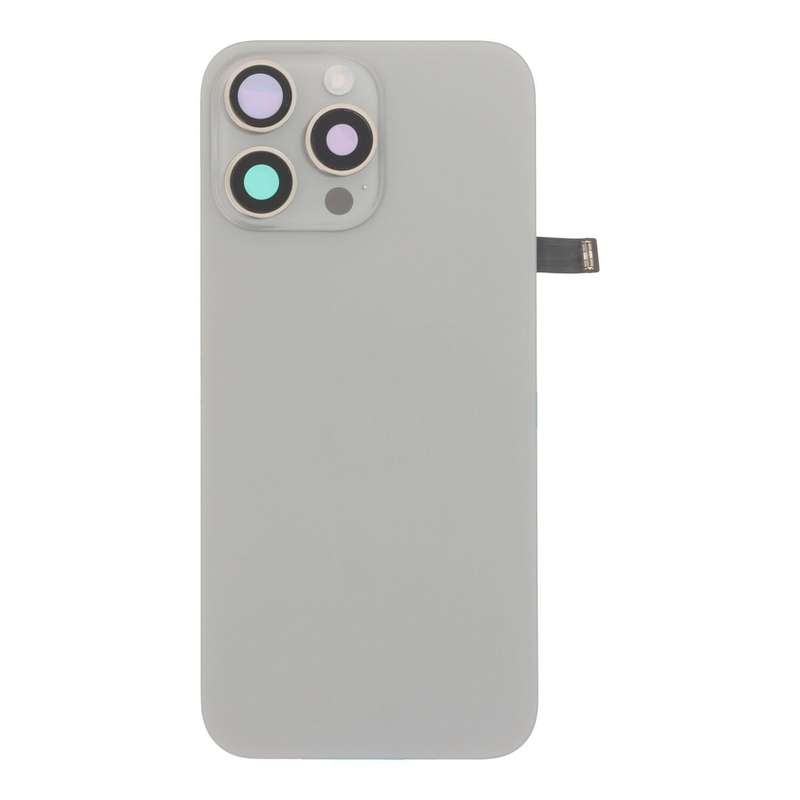 Battery Door + Back Camera Lens and Bezel with Magnetism Ring+Metal Plate+Wireless Charger Chip+F...