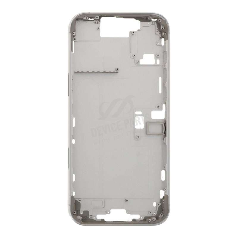 Middle Frame with Side Buttons + SIM Card Tray for iPhone 16 Pro Max European Version White Titan...