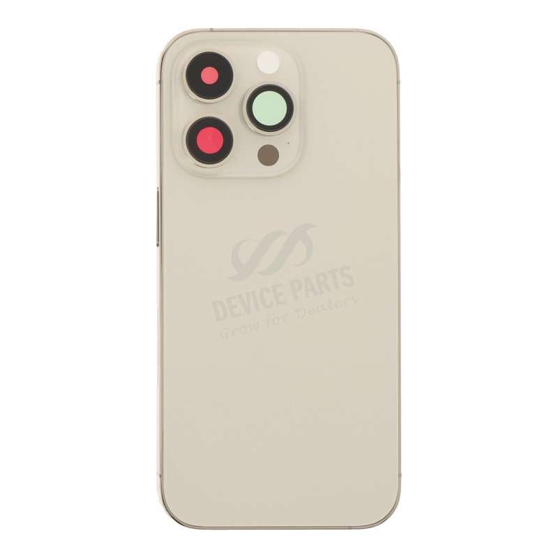 Middle Frame + Battery Door + Back Camera Lens and Bezel + Side Buttons + SIM Card Tray with Magn...