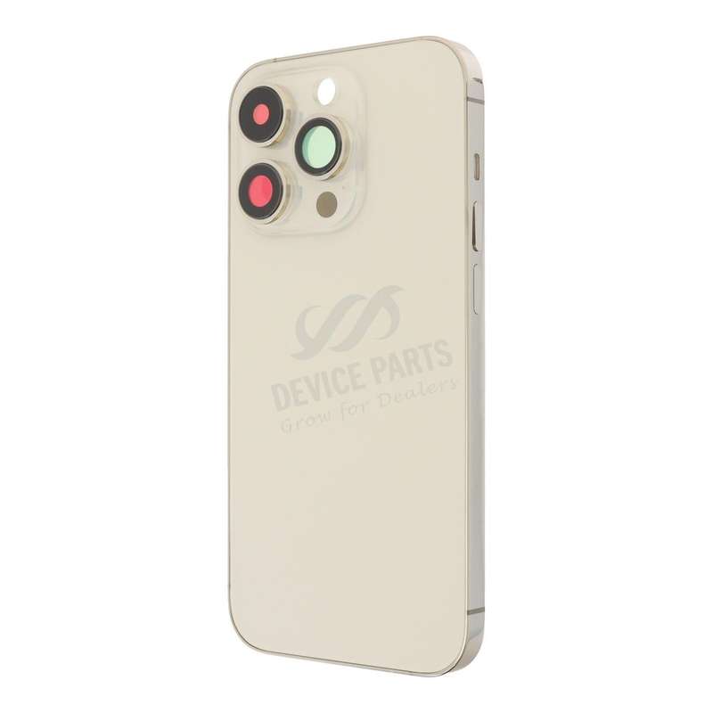 Middle Frame + Battery Door + Back Camera Lens and Bezel + Side Buttons + SIM Card Tray with Magn...