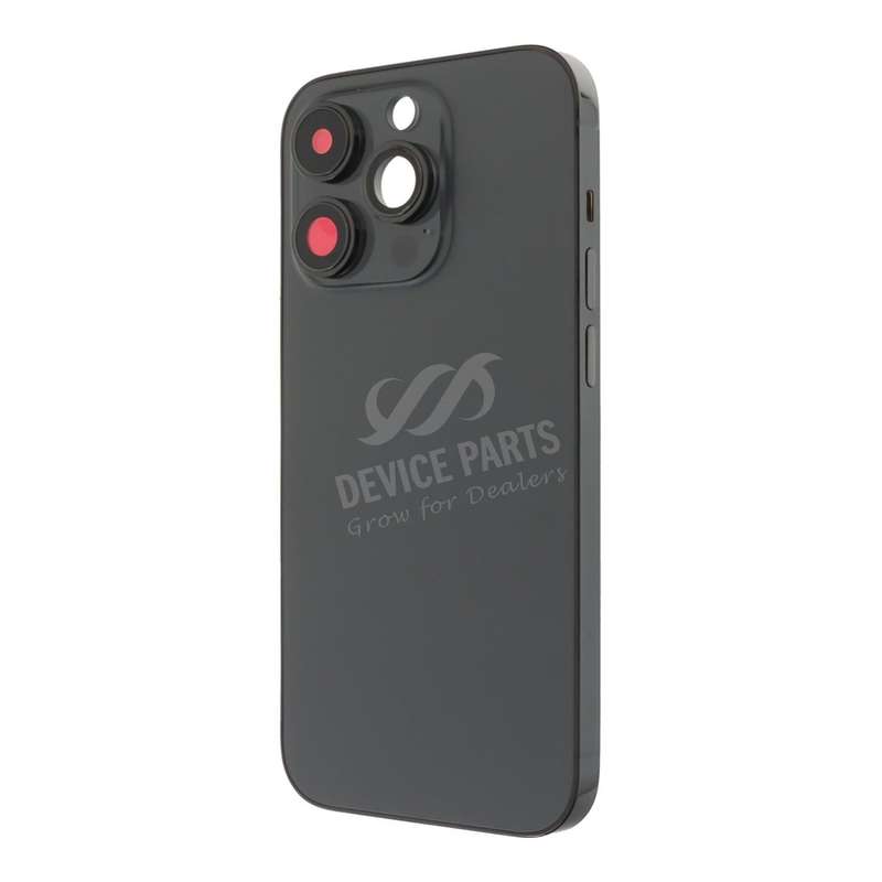 Middle Frame + Battery Door + Back Camera Lens and Bezel + Side Buttons + SIM Card Tray with Magn...