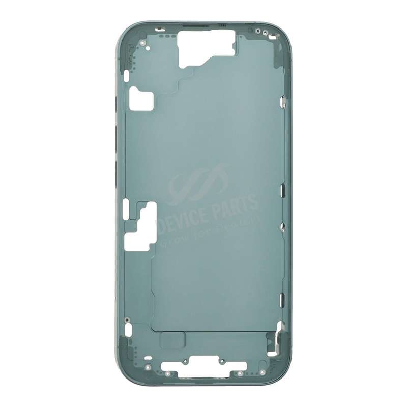 Middle Frame with Side Buttons + SIM Card Tray for iPhone 16 European Version Teal OEM