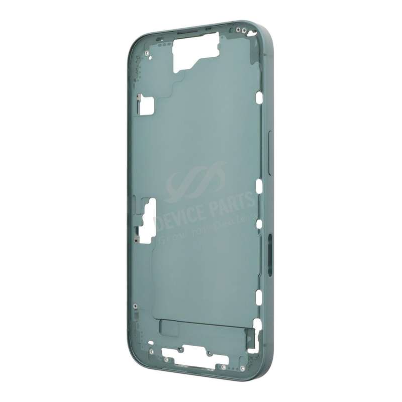 Middle Frame with Side Buttons + SIM Card Tray for iPhone 16 European Version Teal OEM