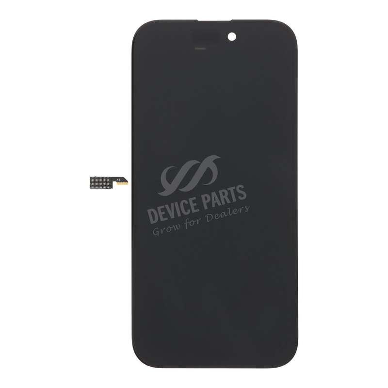 Screen Replacement for iPhone 16 DD Hard OLED Black HQ