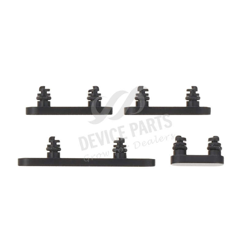 Power Volume Mute Buttons Keys Side Buttons for iPhone 16e Black Ori 4pcs in one set