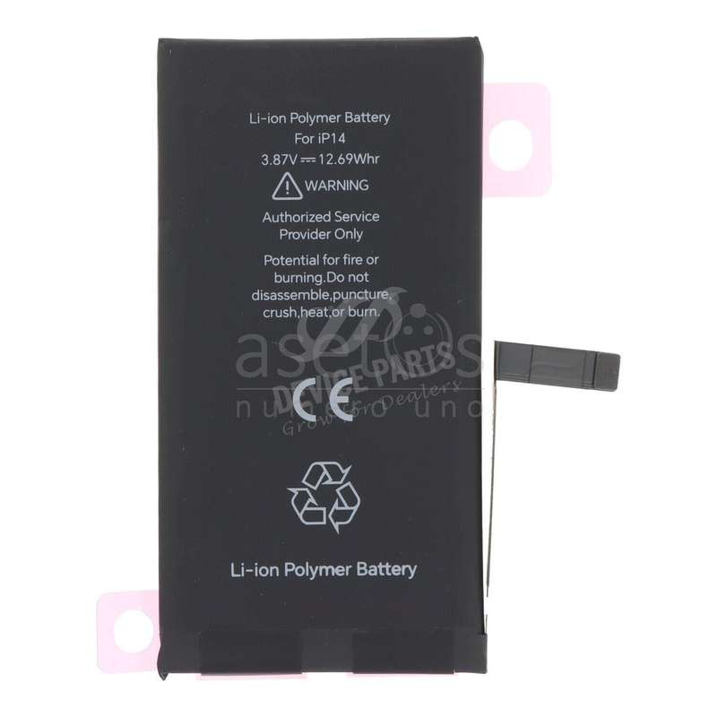 JC 3580mAh Battery + Battery Adhesive for iPhone 14 High Capacity Version + Diagnosable + Battery...