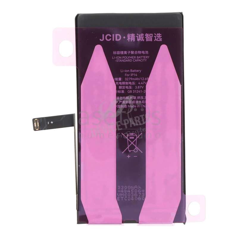 JC 3580mAh Battery + Battery Adhesive for iPhone 14 High Capacity Version + Diagnosable + Battery...