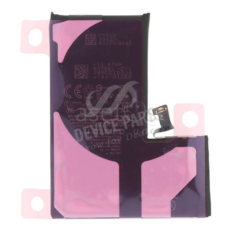 A2866 3200mAh Battery + Battery Adhesive for iPhone 14 Pro Diagnosable + Battery Health 100% OEM ...