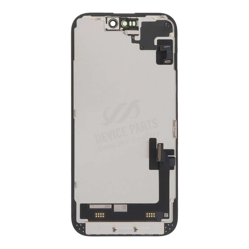 Screen Replacement with Proximity Light Sensor Flex Cable for iPhone 15 Diagnosable Black Ori