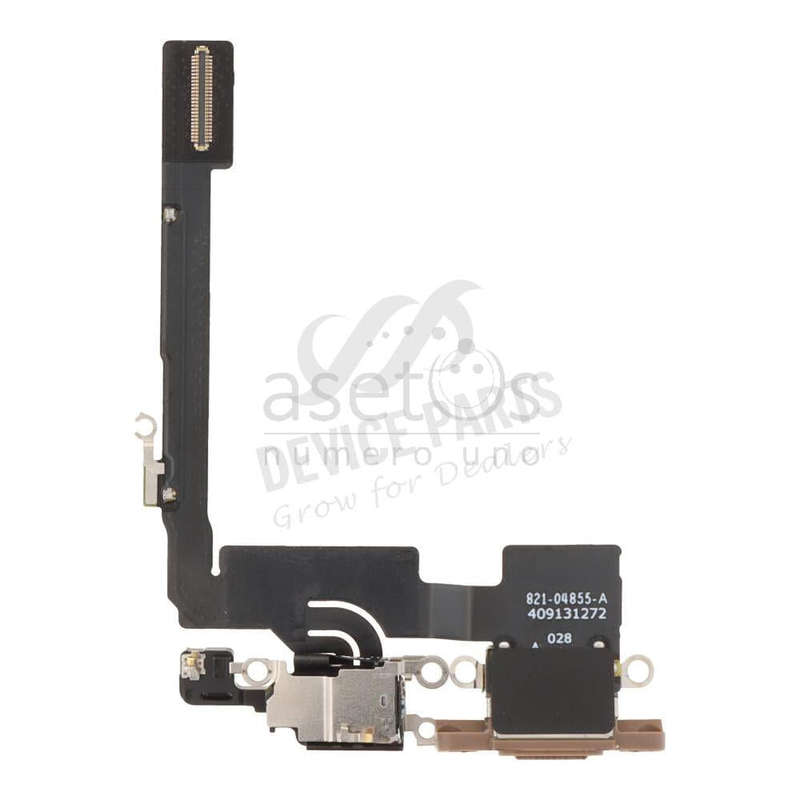 Charging Port Flex Cable with Charging Port Module for iPhone 16 Pro Desert Titanium Ori R