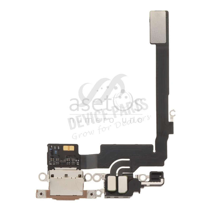 Charging Port Flex Cable with Charging Port Module for iPhone 16 Pro Desert Titanium Ori R