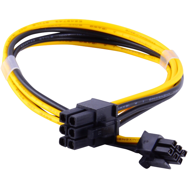 6PIN MALE TO 6PIN MALE 30CM