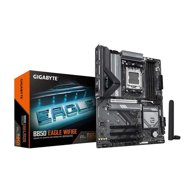 GIGABYTE AMD B850 Gaming Chipset for AMD AM5; 4x Dual DDR5; 3x M2; 1x HDMI 1x DP. .