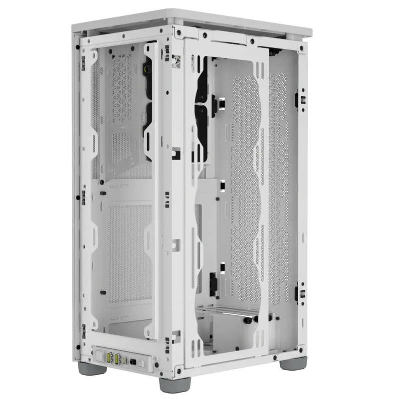 2000D AIRFLOW White Mini-ITX PC Case; 3x 2.5'' Drive Bays; Up to 360mm Radiator compatible