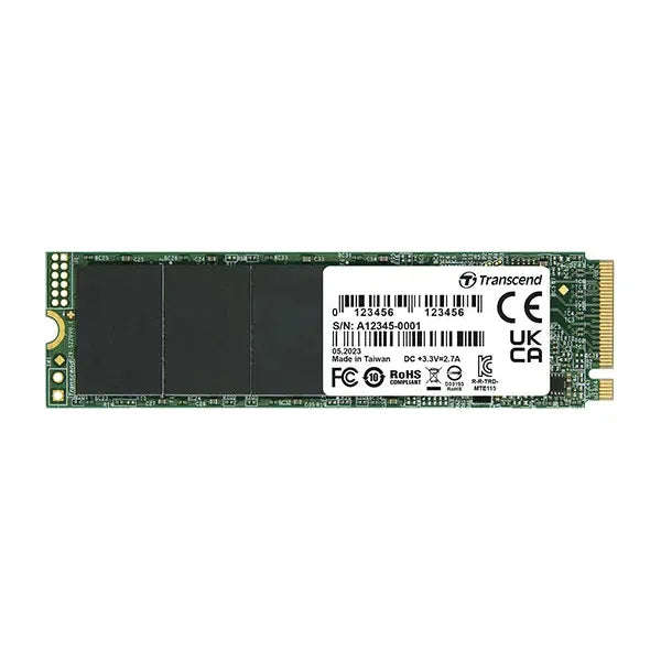 TRANSCEND 500GB MTE115S PCI-E GEN 3x4 M.2 2280 SSD 3D NAND - 3200 MB/s Read 2000 MB/s Write - 200...