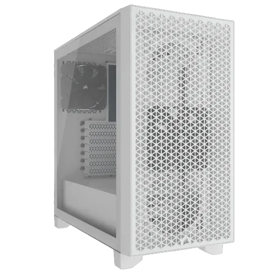 3000D AIRFLOW White Mid-Tower PC Case; 2x 3.5'' |  2x 2.5'' Drive Bays; Up to 360mm Radiator comp...
