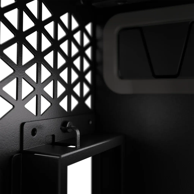 6500D Airflow Black Tempered Glass Mid-Tower; 2x 3.5'' |  2x 2.5'' Drive Bays; Up to 360mm Radiat...