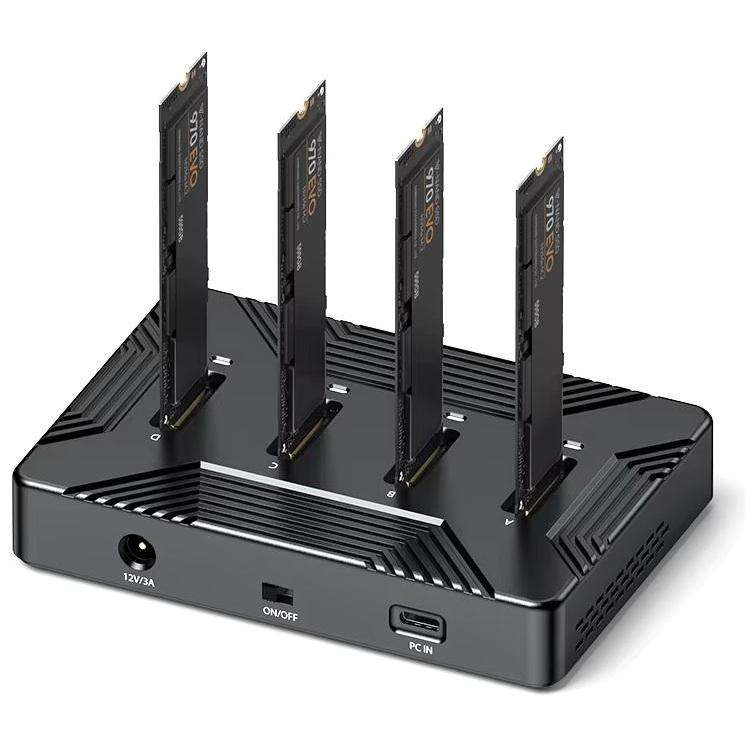 FOUR BAY SSD DOCK WITH CLONE