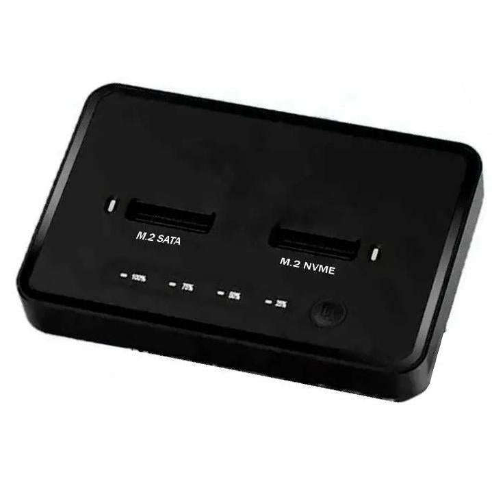 DUAL BAY M.2 SSD DOCK WITH CLONE