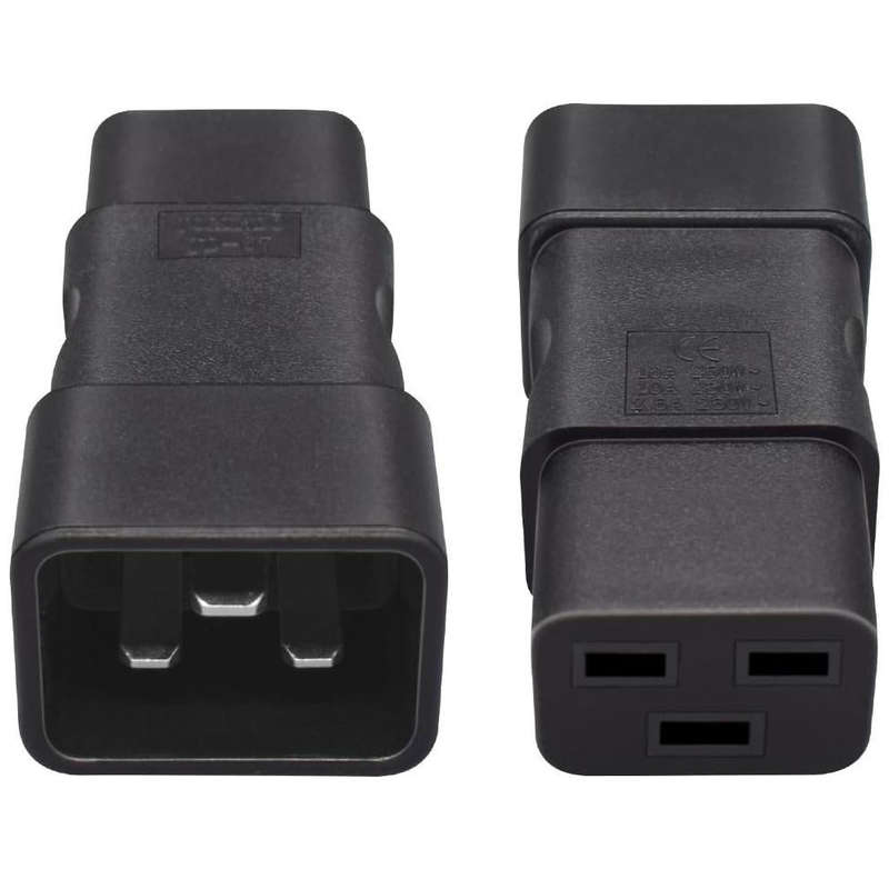 C19 TO IEC C20 PLUG ADAPTER