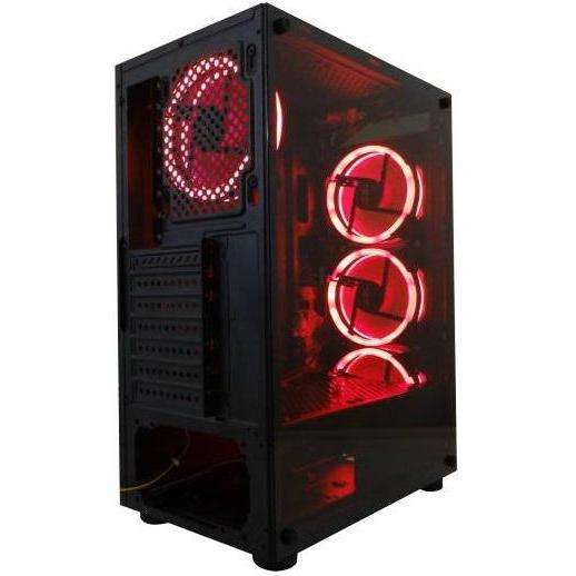 GAMING CASE NO PSU 4 LED FAN