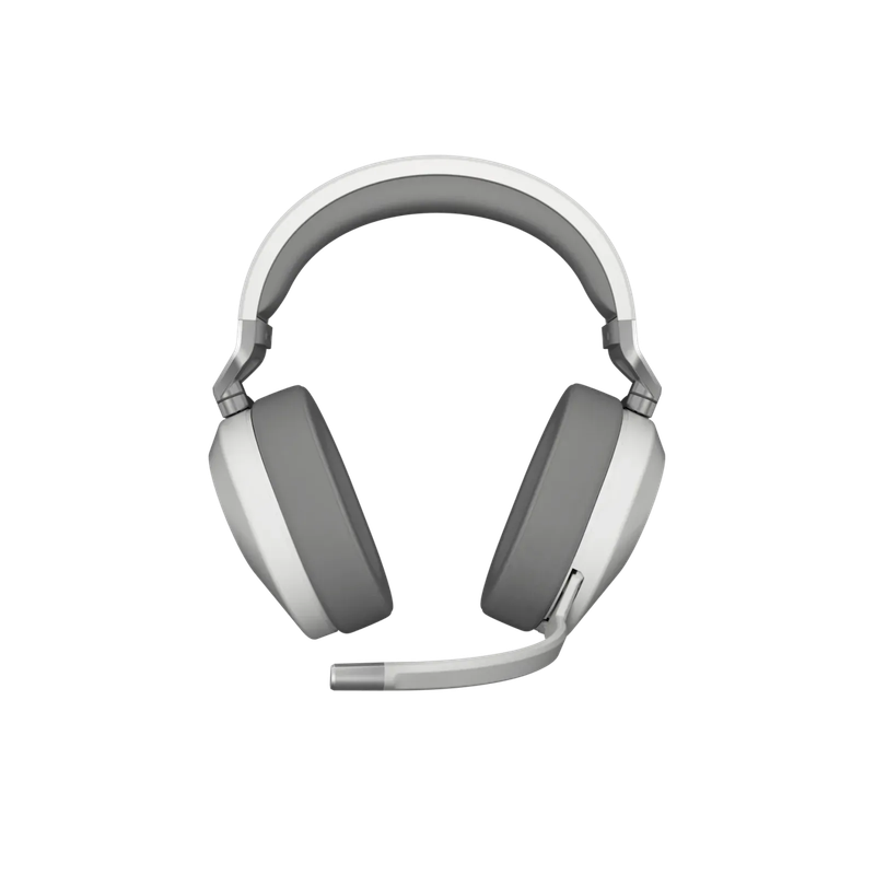 HS65 Wireless Premium White Headset; 50mm Audio Drivers; Omnidirectional Mic - PC/PS.