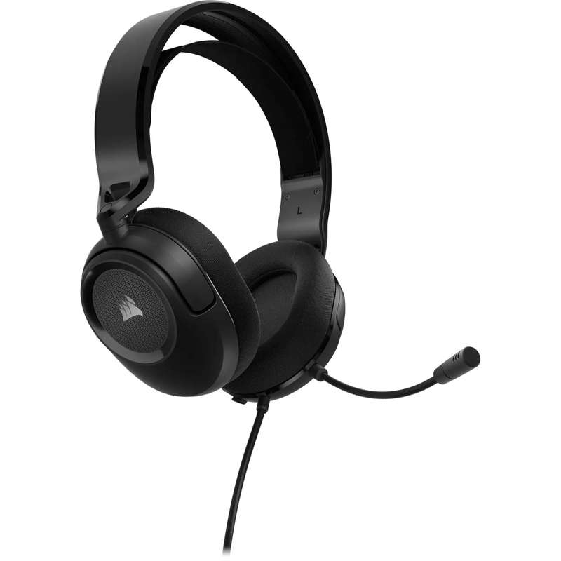 HS35 Surround v2 Carbon Gaming Headset; Universal 3.5mm connectivity; Dolby Audio® 7.1 Surround ...