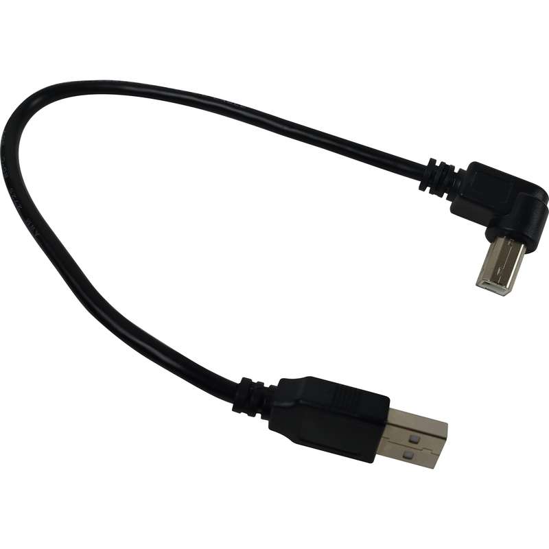 RIGHT ANGLE USB 2 TO TYPE B