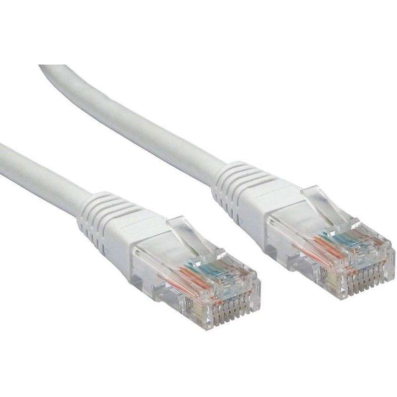 2MTR CAT6 FLYLEAD  LIGHT GREY