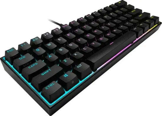 Corsair K65 Mini RGB 60%; Cherry MX speed mechanical switches